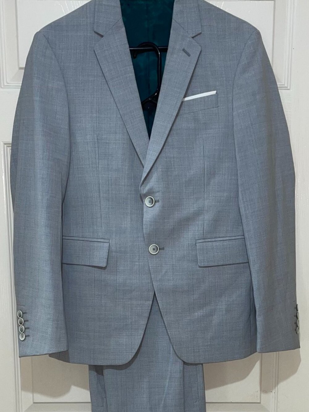 Men's Zara Grey Suit Jacket Size 36 & Pants Size 31 NWOT!